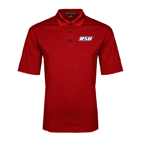  Red Performance Fine Jacquard Polo - RSU