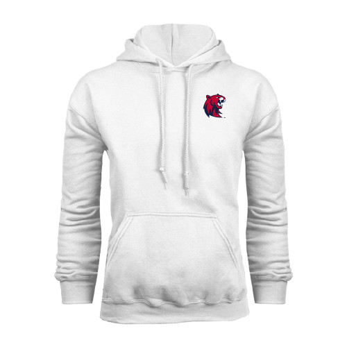  White Fleece Hoodie - Official Logo