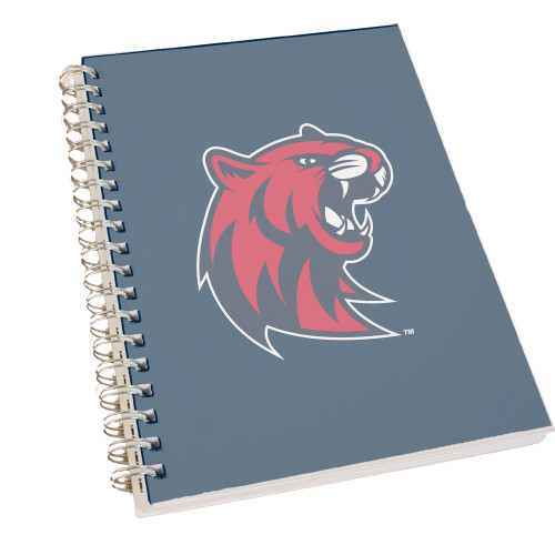  Clear 7 x 10 Spiral Journal Notebook - Official Logo