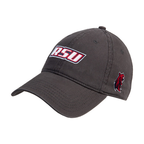  Charcoal Unstructured Adjustable Low Profile Hat - RSU