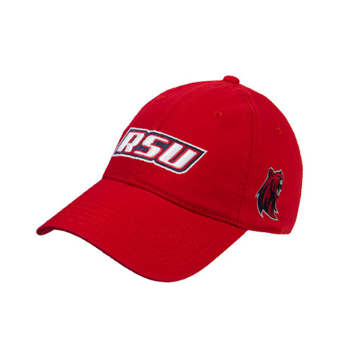  Red Unstructured Adjustable Low Profile Hat - RSU