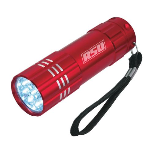  Industrial Triple LED Red Flashlight - RSU Engraved