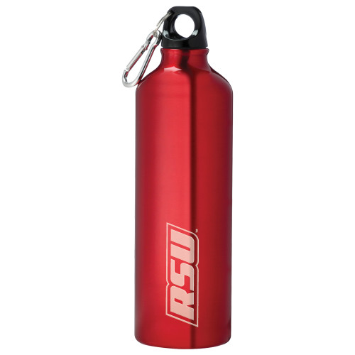  Venture Aluminum Red Bike Bottle 26oz - RSU Engraved