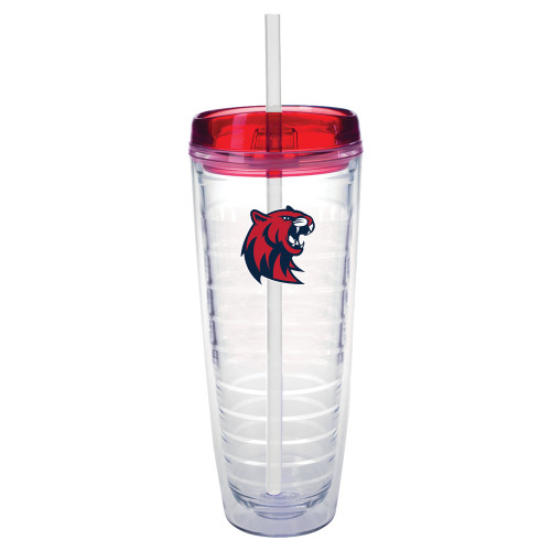  Tritan Double Wall Tumbler w/Red Top 26oz - Official Logo