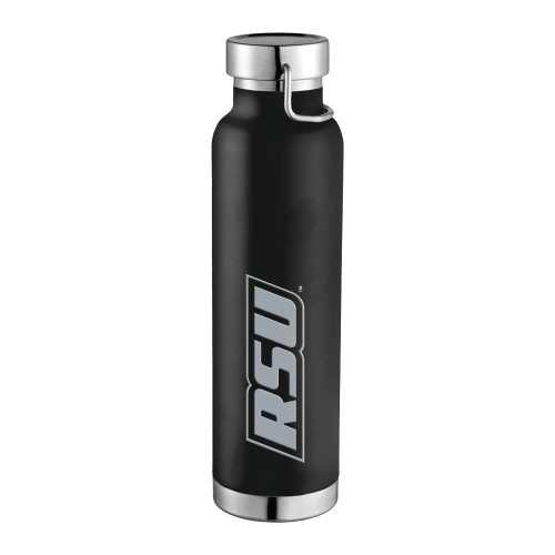  Thor Copper Vacuum Insulated Black Bottle 22oz - RSU Engraved