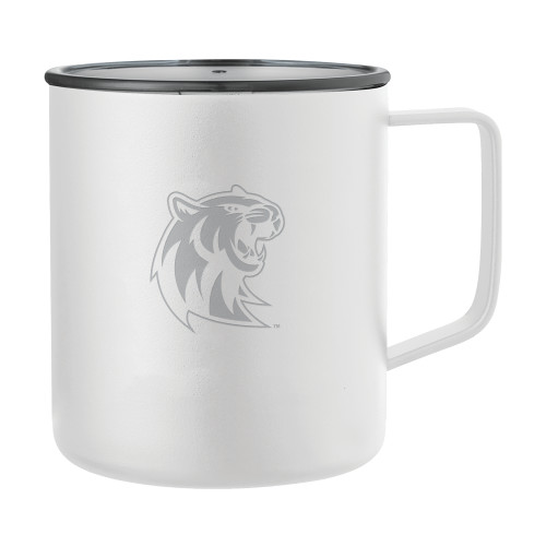  Rover Camp Vacuum Insulated White Mug 14oz - Official Logo Engraved