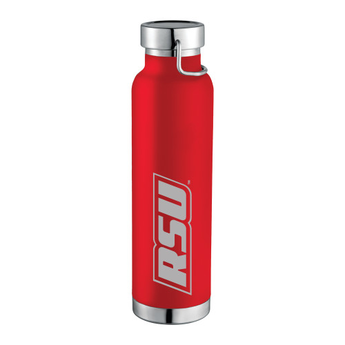  Thor Copper Vacuum Insulated Red Bottle 22oz - RSU Engraved
