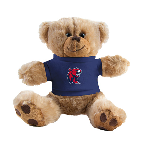  Plush Big Paw 8 1/2 inch Brown Bear w/Navy Shirt - Official Logo