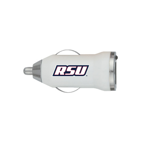  On the Go White Car Charger - RSU