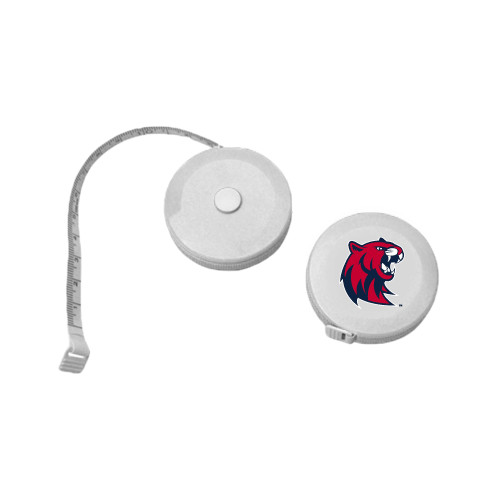  White Round Cloth 60 Inch Tape Measure - Official Logo