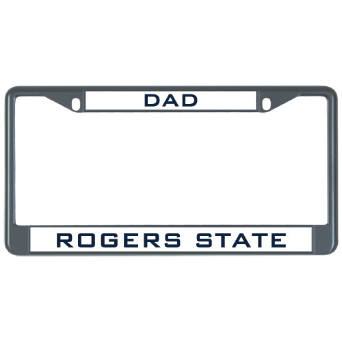 Dad Metal License Plate Frame in Black - Dad