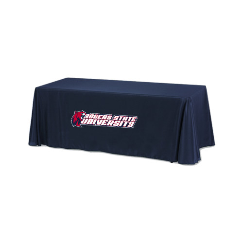  Navy 6 foot Table Throw - University Logo