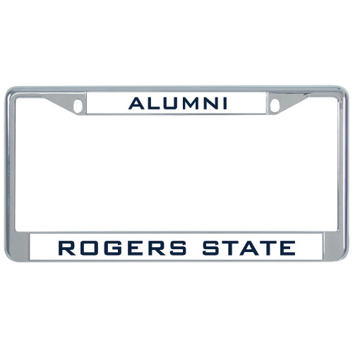 Alumni Metal License Plate Frame in Chrome - Alumni