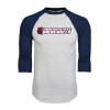 Thumbnail image for  White/Navy Raglan Baseball T Shirt