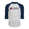 Thumbnail image for  White/Navy Raglan Baseball T Shirt