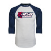 Thumbnail image for  White/Navy Raglan Baseball T Shirt