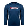 Thumbnail image for  Navy Performance Long Sleeve Shirt