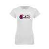 Thumbnail image for  Next Level Womens White Boyfriend Tee