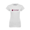Thumbnail image for  Next Level Womens White Boyfriend Tee