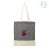 Thumbnail image for  Split Recycled Black Cotton Twill Convention Tote