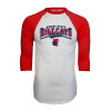 Thumbnail image for  White/Red Raglan Baseball T Shirt