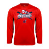 Thumbnail image for  Red Performance Long Sleeve Shirt