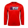 Thumbnail image for  Red Performance Long Sleeve Shirt