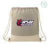 Thumbnail image for  Split Recycled Cotton Grey/Natural Drawstring Bag
