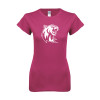 Thumbnail image for  Next Level Womens Fuchsia Boyfriend Tee