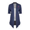 Thumbnail image for  Womens Navy Drape Front Cardigan Sweater 