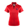 Thumbnail image for  Womens Red Performance Fine Jacquard Polo