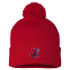Thumbnail image for  Sportsman Red Pom Pom Cuffed Beanie