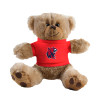 Thumbnail image for  Plush Big Paw 8 1/2 inch Brown Bear w/Red Shirt