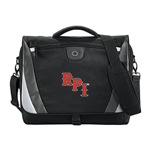  Black/Grey Slope Computer Messenger Bag - RPI
