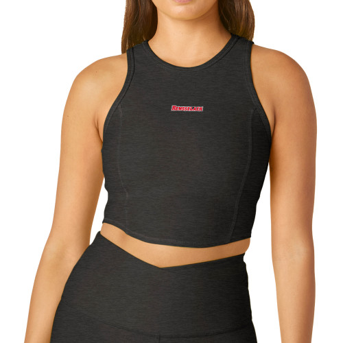  Beyond Yoga Womens Darkest Night Motivate Cropped Tank  - Rensselaer