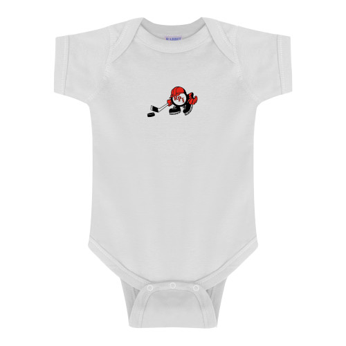  White Infant Onesie - Puckman