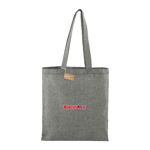  Recycled Cotton Twill Black Tote - Rensselaer