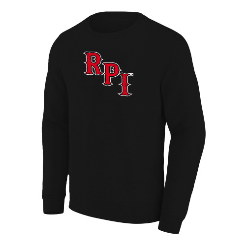  Extended Black Crew - RPI Distressed
