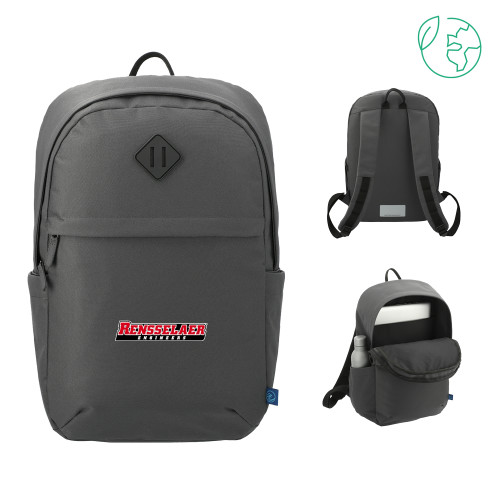  Repreve Charcoal Ocean Commuter Computer Backpack - Rensselaer Engineers