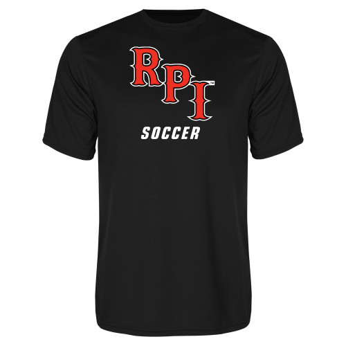  Black Performance Tee - Soccer