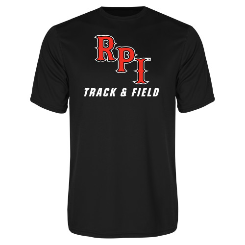  Black Performance Tee - Track & Field