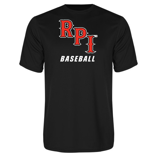  Black Performance Tee - Baseball