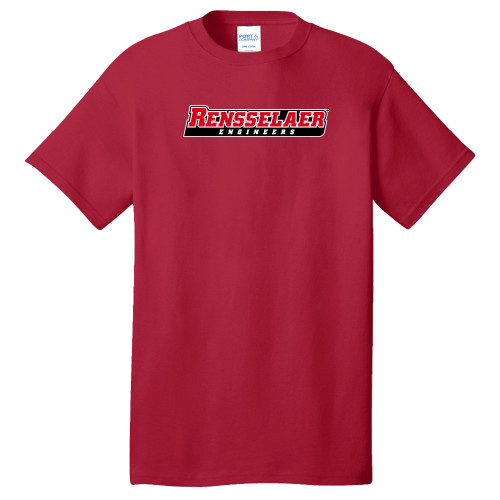  Extended Red T Shirt - Rensselaer Engineers