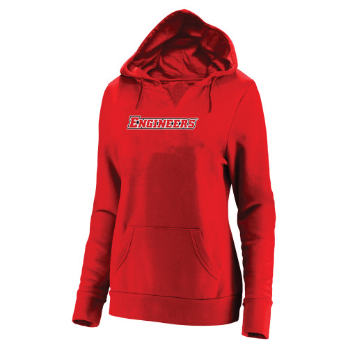  Womens Plus Red Hoodie - Engineers