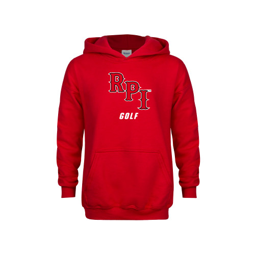  Youth Red Fleece Hoodie - Golf