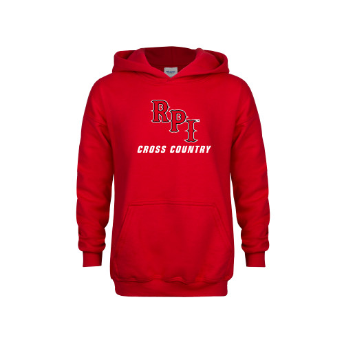 Youth Red Fleece Hoodie - Cross Country