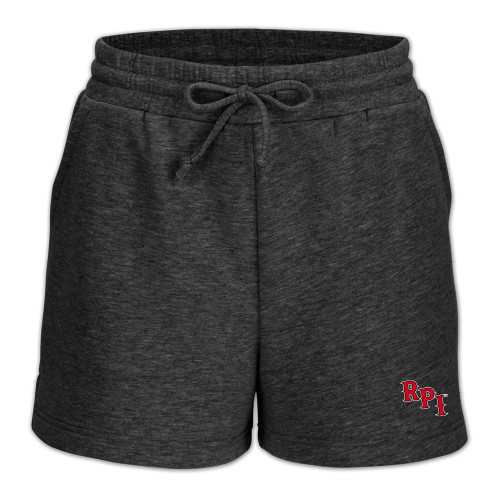  Boxercraft Womens Charcoal Heather Fleece Short - RPI
