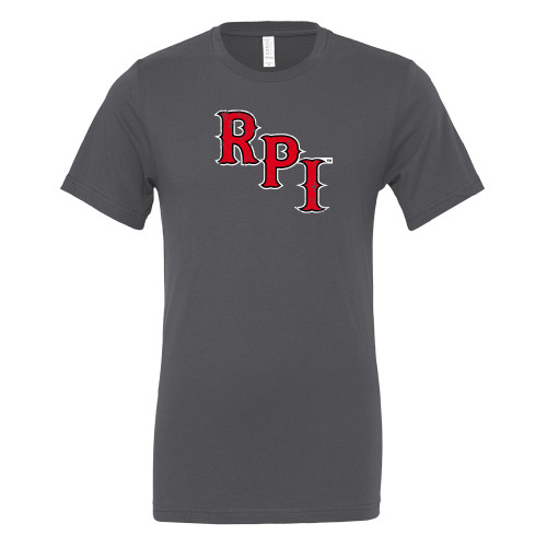  Bella + Canvas Asphalt Jersey Cotton T Shirt - RPI Distressed