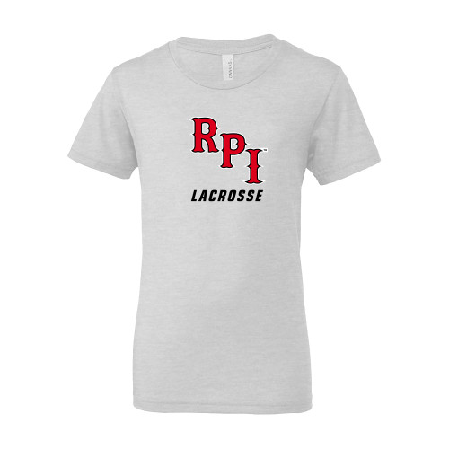  Bella + Canvas Youth Ash Grey Jersey T Shirt - Lacrosse