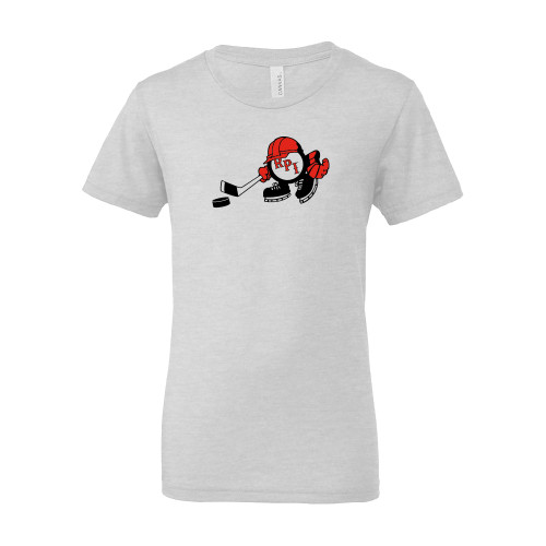  Bella + Canvas Youth Ash Grey Jersey T Shirt - Puckman